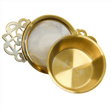 Load image into Gallery viewer, Filigree Gold Strainer