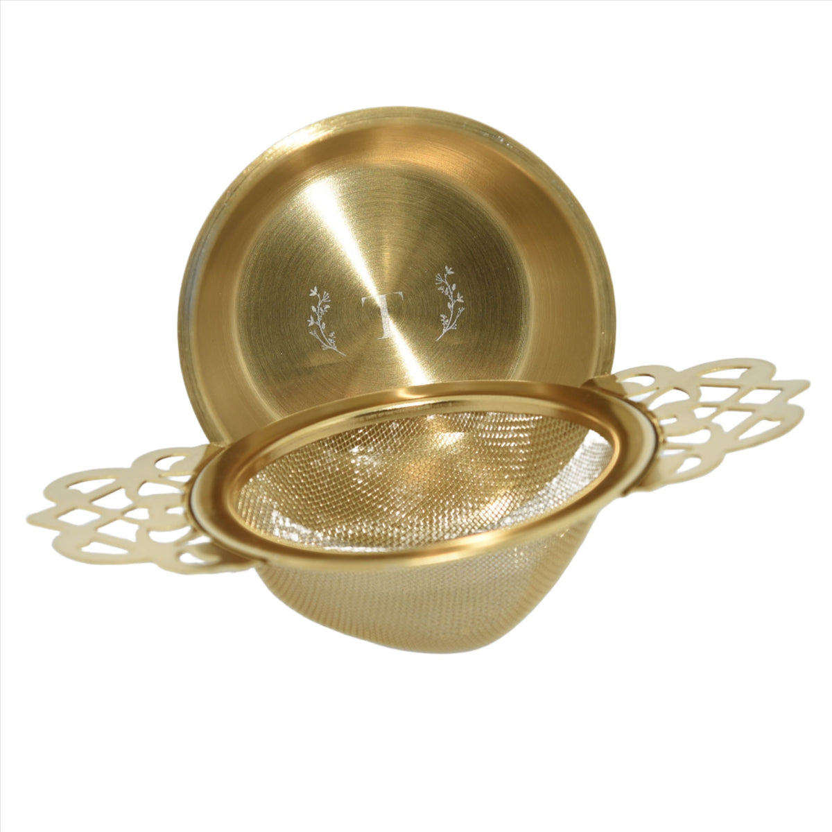 Filigree Gold Strainer – Tea By The Bay